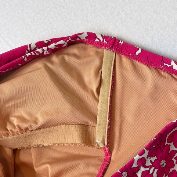 J. Crew Ruched Floral‎ Blushing Meadow One-piece Swimsuit Size 6 - Picture 5 of 8